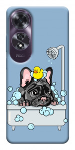 Чохол Dog in shower для Oppo A60 4G