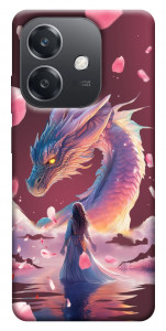 Чехол Girl and dragon для Oppo A40m