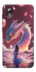Чохол Girl and dragon для ZTE Blade A3 (2019)