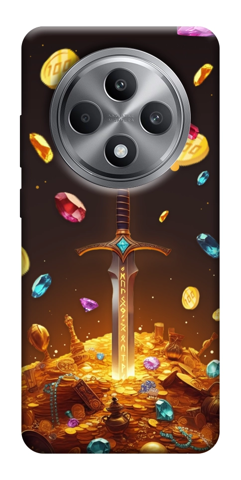 Чехол Gold sword для Oppo Reno 12 F 4G