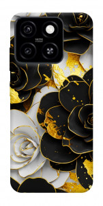 Чохол Flower black-white для ZTE Blade A55 4G