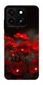 Чохол Burning flowers для ZTE Blade A35 4G