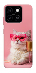 Чохол Pinky cat для ZTE Blade A55 4G