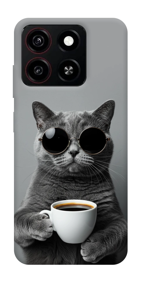 Чехол Grey cat coffee для ZTE Blade A35 4G