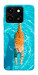 Чехол Cat swimming для ZTE Blade A35 4G
