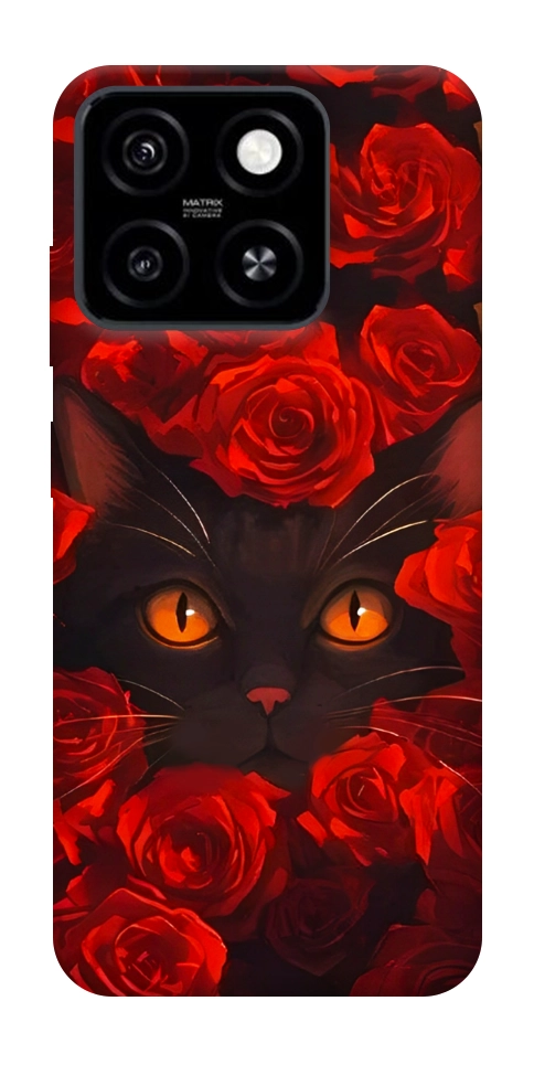 Чохол Rose cat для ZTE Blade A55 4G