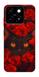 Чохол Rose cat для ZTE Blade A55 4G