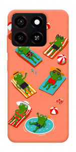 Чехол Summer frogs для ZTE Blade A35 4G