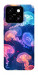Чохол Neon jellyfishes для ZTE Blade A55 4G