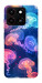 Чехол Neon jellyfishes для ZTE Blade A35 4G