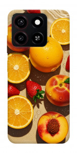 Чехол Яркие фрукты для ZTE Blade A35 4G