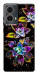 Чохол Flowers on black для Motorola Moto G85