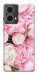 Чохол Pink peonies для Motorola Moto G85
