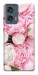 Чехол Pink peonies для Motorola Edge 50 Fusion