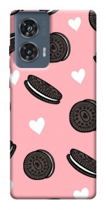 Чехол Печенье Opeo pink для Motorola Edge 50 Fusion