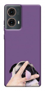 Чохол Мопс для Motorola Moto G85