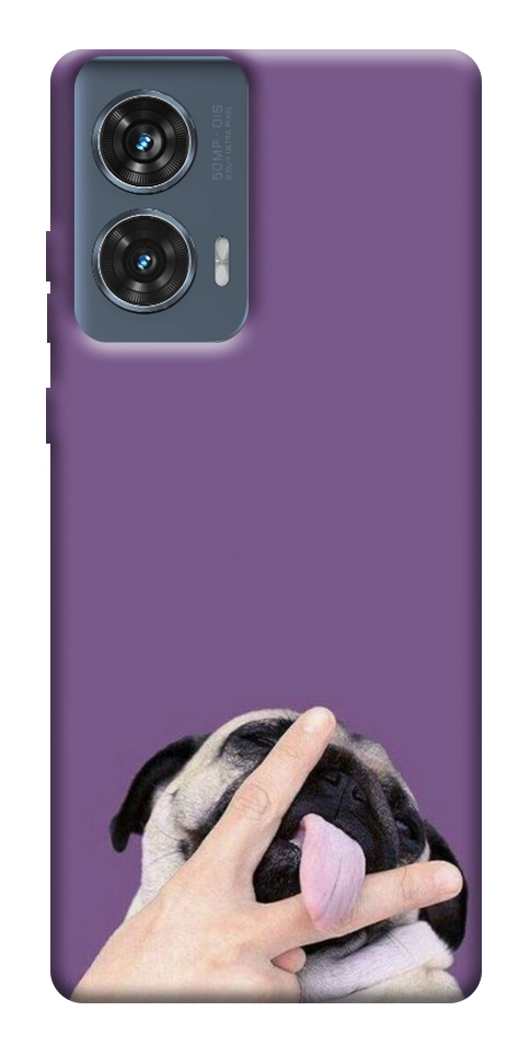 Чехол Мопс для Motorola Edge 50 Fusion