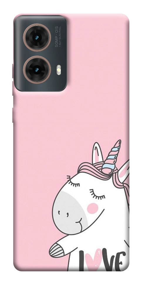 Чехол Unicorn love для Motorola Moto G85