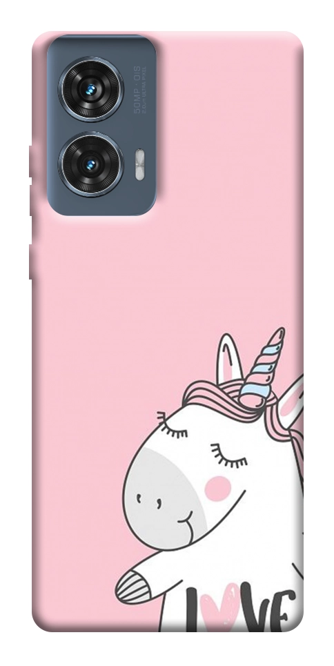 Чехол Unicorn love для Motorola Edge 50 Fusion
