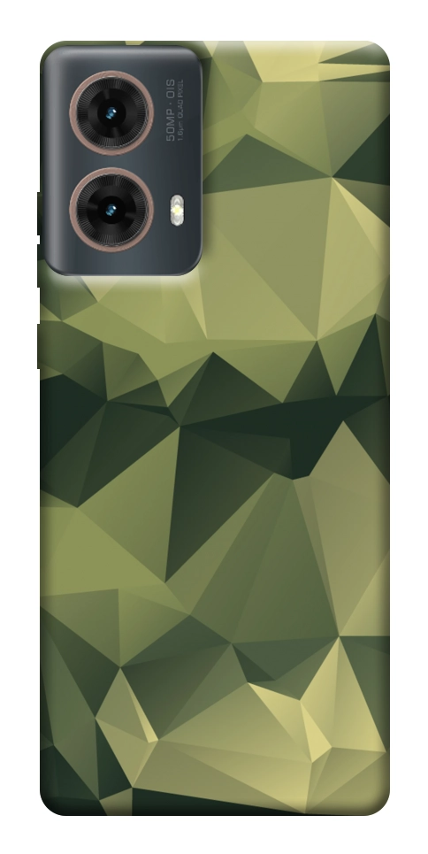 Чехол Треугольный камуфляж 2 для Motorola Moto G85