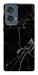 Чехол Черный мрамор для Motorola Edge 50 Fusion