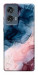 Чехол Розово-голубые разводы для Motorola Edge 50 Fusion