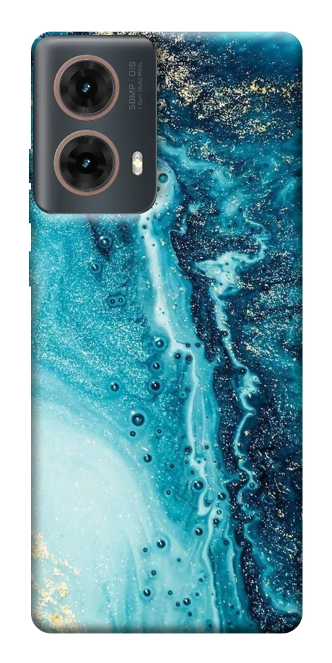 Чехол Голубая краска для Motorola Moto G85