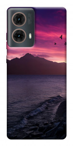 Чехол Закат для Motorola Moto G85
