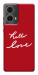 Чохол Hello love для Motorola Moto G85