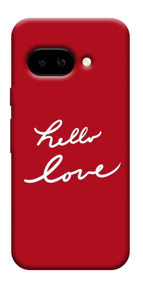 Чехол Hello love для Google Pixel 9a