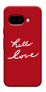 Чехол Hello love для Google Pixel 9a