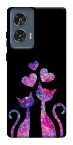 Чехол Космические коты для Motorola Edge 50 Fusion
