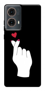 Чехол Сердце в руке для Motorola Moto G85