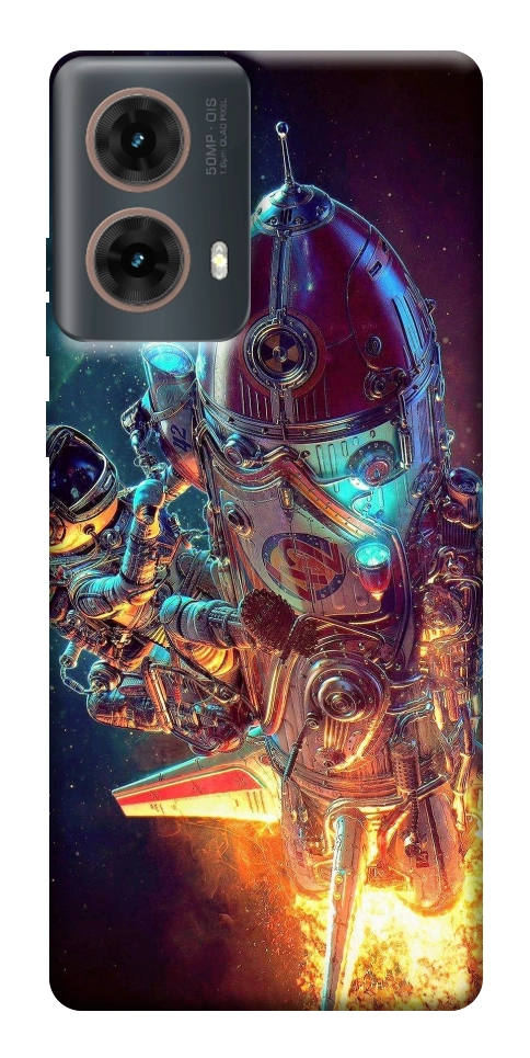 Чехол Космический корабль для Motorola Moto G85