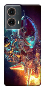 Чехол Космический корабль для Motorola Moto G85