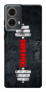Чехол Train hard для Motorola Moto G85