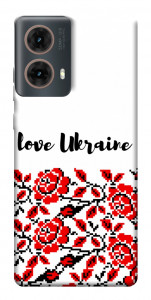 Чехол Love Ukraine для Motorola Moto G85