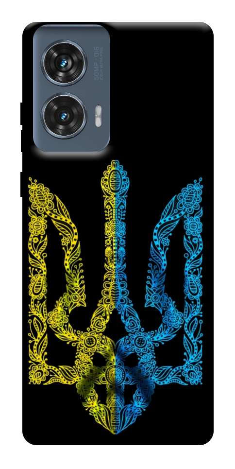 Чехол Жовтоблакитний герб для Motorola Edge 50 Fusion