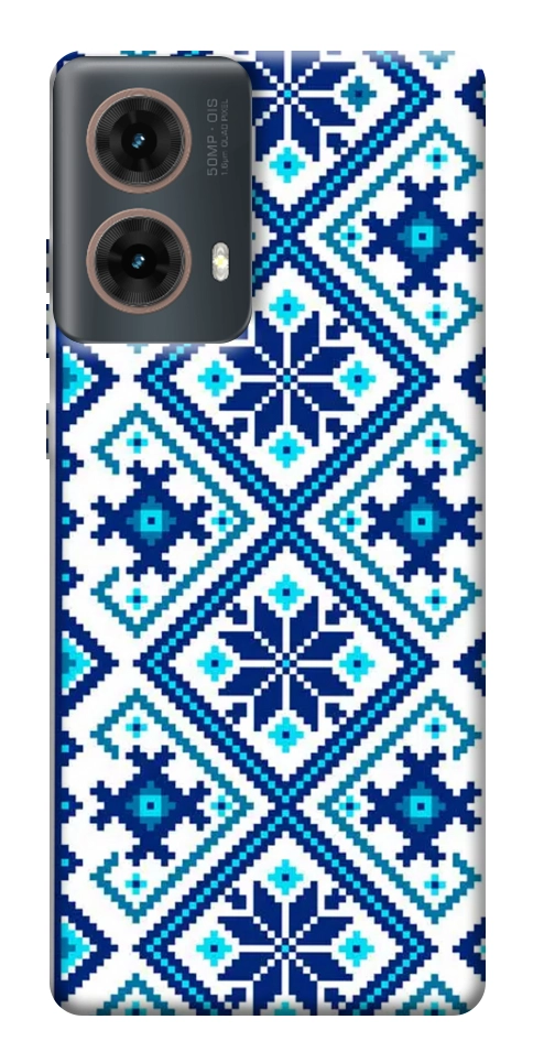 Чехол Синя вишиванка для Motorola Moto G85