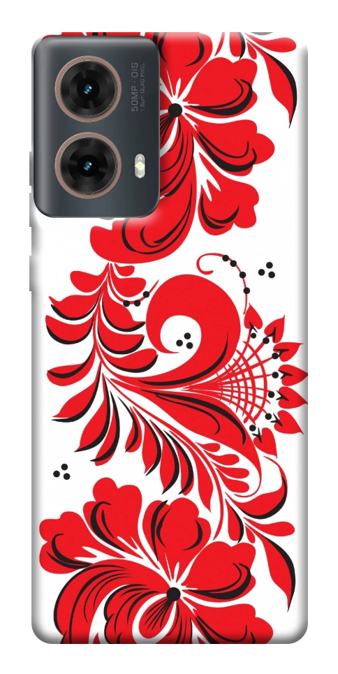 Чехол Червона вишиванка для Motorola Moto G85