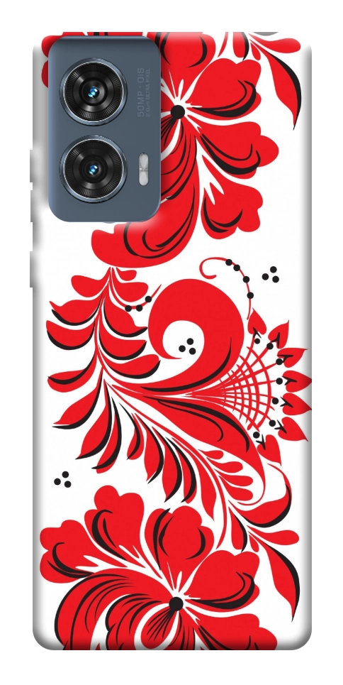 Чехол Червона вишиванка для Motorola Edge 50 Fusion