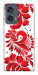 Чехол Червона вишиванка для Motorola Edge 50 Fusion