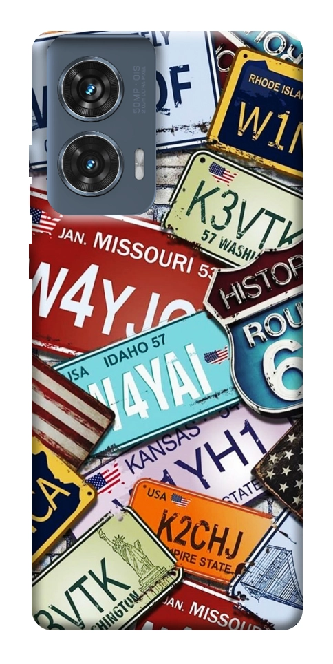 Чехол License plate для Motorola Edge 50 Fusion