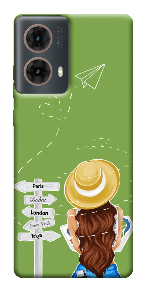 Чехол Travel girl для Motorola Moto G85