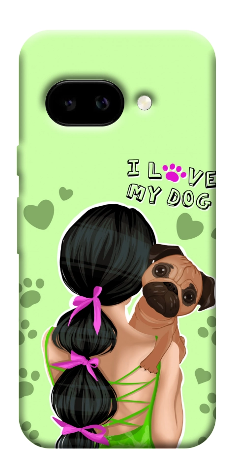 Чехол Love my dog для Google Pixel 9a