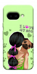 Чехол Love my dog для Google Pixel 9a