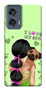 Чехол Love my dog для Motorola Edge 50 Fusion
