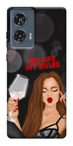 Чехол My life my rules для Motorola Edge 50 Fusion