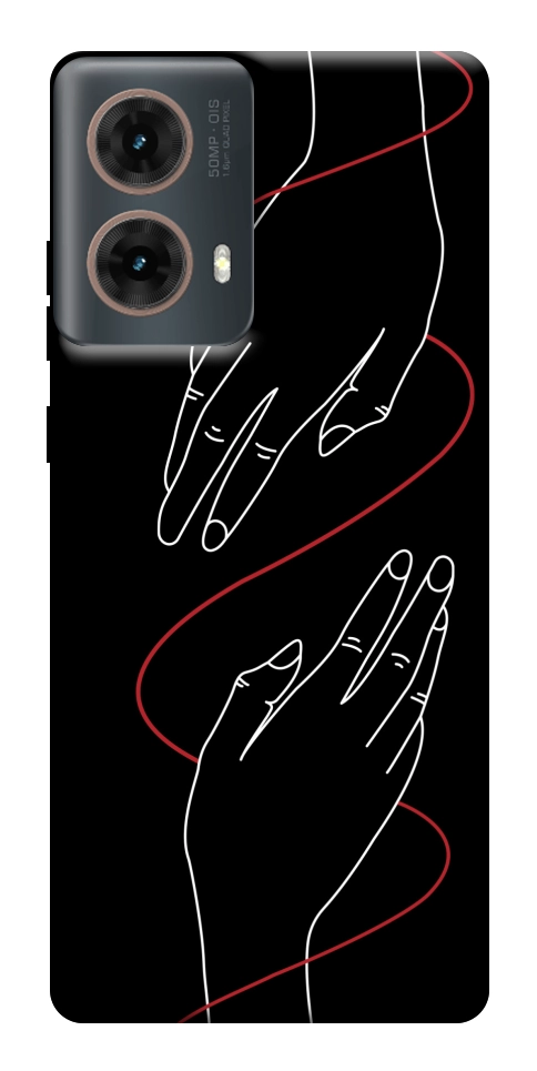 Чехол Плетение рук для Motorola Moto G85