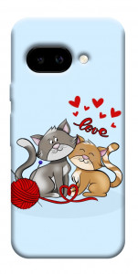 Чехол Два кота Love для Google Pixel 9a